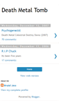 Mobile Screenshot of deathmetaltomb.blogspot.com