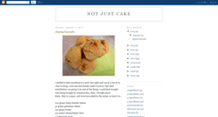 Desktop Screenshot of notjustcake.blogspot.com