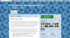 Desktop Screenshot of microstakesgrinder.blogspot.com