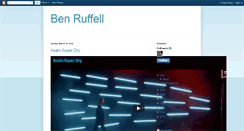 Desktop Screenshot of benruffell.blogspot.com