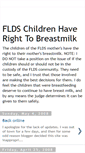 Mobile Screenshot of fldsbreastmilk.blogspot.com