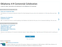 Tablet Screenshot of celebrateok4h.blogspot.com