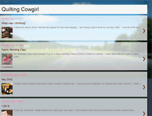 Tablet Screenshot of cowgirlwithquilts.blogspot.com