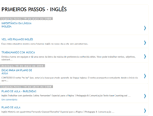 Tablet Screenshot of primeirospassosingles.blogspot.com