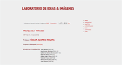Desktop Screenshot of laboratoriodeideaseimagenes.blogspot.com