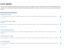 Tablet Screenshot of lovebindingspells.blogspot.com