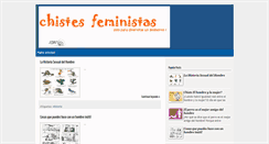 Desktop Screenshot of chistes-feministas1.blogspot.com