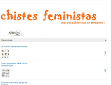 Tablet Screenshot of chistes-feministas1.blogspot.com
