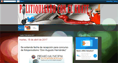 Desktop Screenshot of politiquiandoconelkuate.blogspot.com