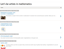 Tablet Screenshot of letsbeartistsinmathematics.blogspot.com