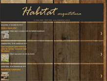 Tablet Screenshot of habitat-arquitetura.blogspot.com