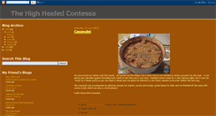 Desktop Screenshot of highheeledcontessa.blogspot.com