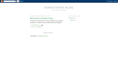 Desktop Screenshot of directorioblog.blogspot.com