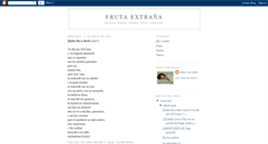 Desktop Screenshot of frutaextrania.blogspot.com