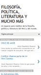 Mobile Screenshot of filosofiapoliticayliteratura.blogspot.com