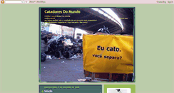 Desktop Screenshot of catadoresdomundo.blogspot.com