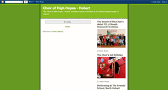 Desktop Screenshot of choirofhighhopes.blogspot.com