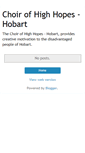 Mobile Screenshot of choirofhighhopes.blogspot.com