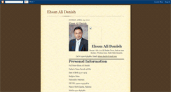 Desktop Screenshot of ehsanalidanish.blogspot.com