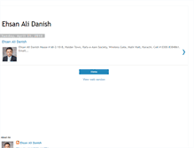 Tablet Screenshot of ehsanalidanish.blogspot.com