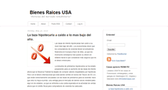 Desktop Screenshot of noticiasbienesraices.blogspot.com