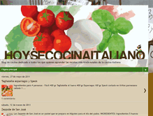 Tablet Screenshot of hoysecocinaitalian.blogspot.com