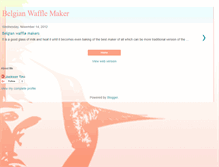 Tablet Screenshot of belgianwafflemakers.blogspot.com