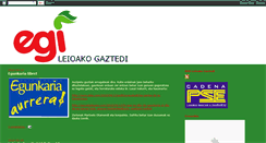 Desktop Screenshot of leioakogaztedi.blogspot.com