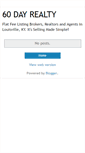 Mobile Screenshot of 60dayrealty.blogspot.com