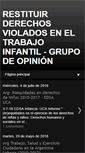 Mobile Screenshot of luchandocontraeltrabajoinfantil.blogspot.com