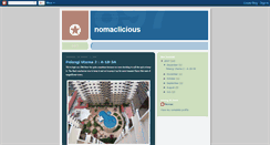 Desktop Screenshot of nomaclicious.blogspot.com