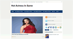 Desktop Screenshot of hot-actress-saree.blogspot.com