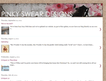 Tablet Screenshot of pinkysweardesigns.blogspot.com