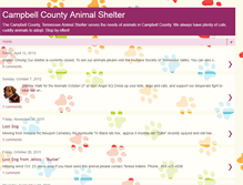 Tablet Screenshot of campbellcountyanimalshelter.blogspot.com