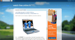 Desktop Screenshot of internetonlinetvwatch.blogspot.com