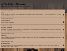 Tablet Screenshot of inthelordrejoyce.blogspot.com