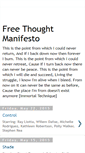 Mobile Screenshot of freethoughtmanifesto.blogspot.com