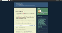 Desktop Screenshot of maktstruktur.blogspot.com