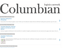 Tablet Screenshot of columbianlogistics.blogspot.com