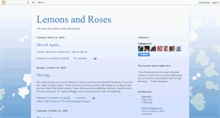 Desktop Screenshot of lemonsandroses.blogspot.com