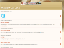 Tablet Screenshot of agendaonline.blogspot.com