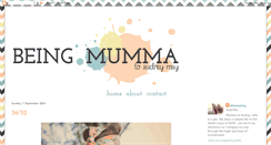 Desktop Screenshot of beingmummatoaudrey.blogspot.com