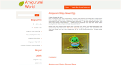 Desktop Screenshot of amigurumiworld.blogspot.com