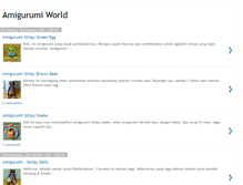 Tablet Screenshot of amigurumiworld.blogspot.com
