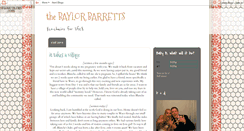 Desktop Screenshot of baylorbarretts.blogspot.com