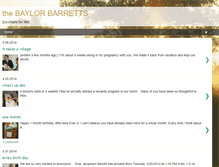 Tablet Screenshot of baylorbarretts.blogspot.com