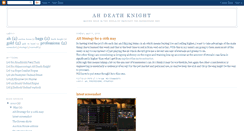 Desktop Screenshot of ahdeathknight.blogspot.com