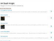 Tablet Screenshot of ahdeathknight.blogspot.com