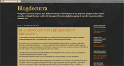 Desktop Screenshot of blogdecurra.blogspot.com