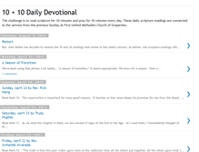 Tablet Screenshot of kensdailydevotional.blogspot.com